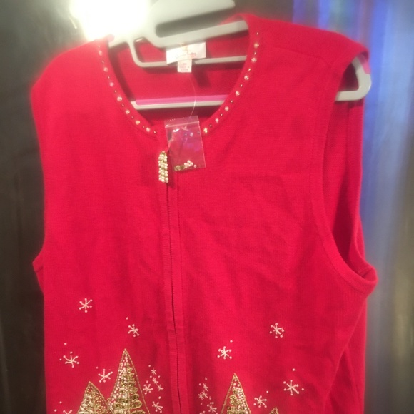 🎄Quacker Factory Vest $30 or $25 w/offer - Picture 1 of 5